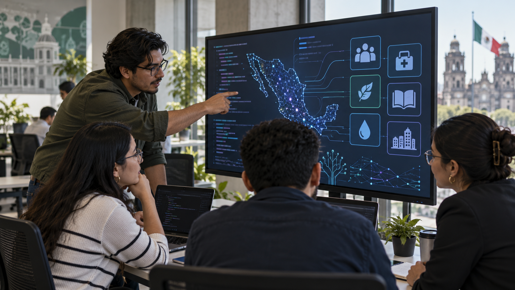 Equipo de especialistas revisa modelos de inteligencia artificial para servicios públicos en México